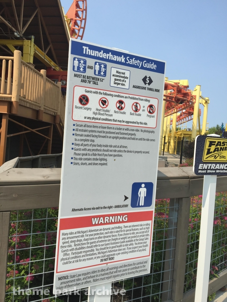 Thunderhawk at Michigan's Adventure