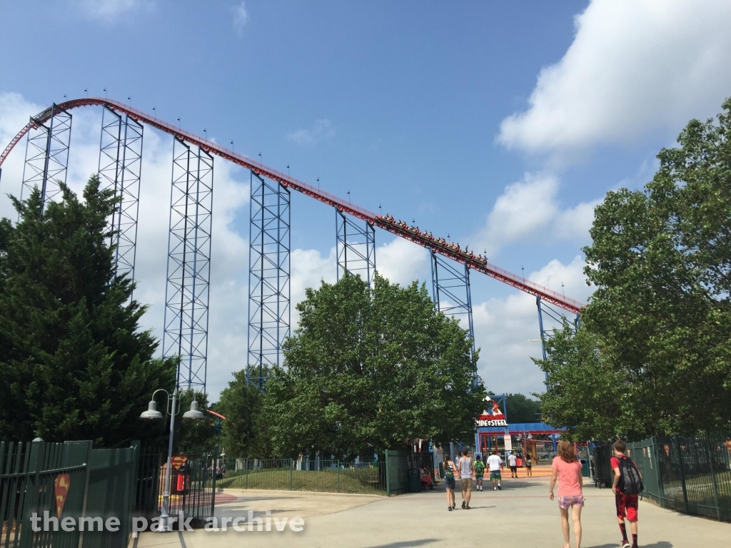 Superman: Ride of Steel at Six Flags America