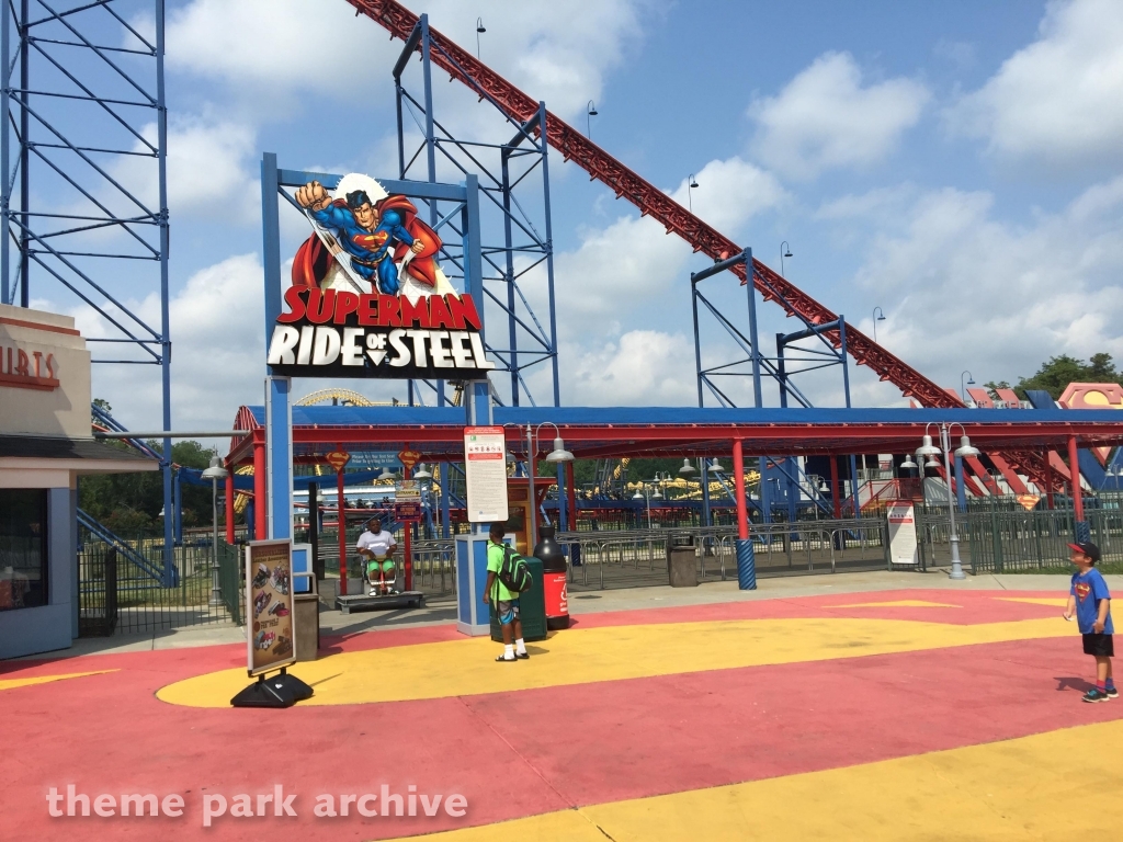 Superman: Ride of Steel at Six Flags America