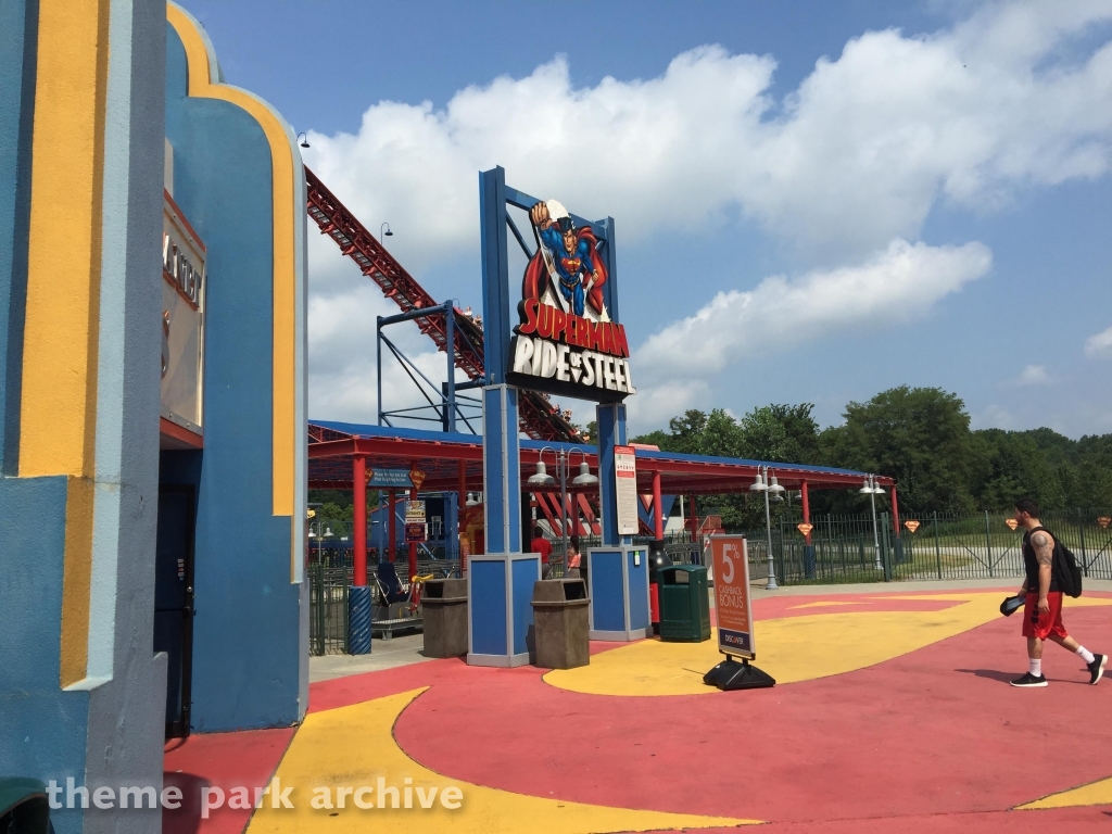 Superman: Ride of Steel at Six Flags America