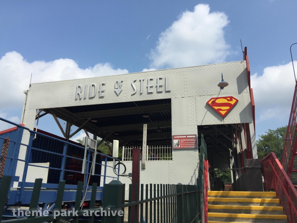 Superman: Ride of Steel at Six Flags America