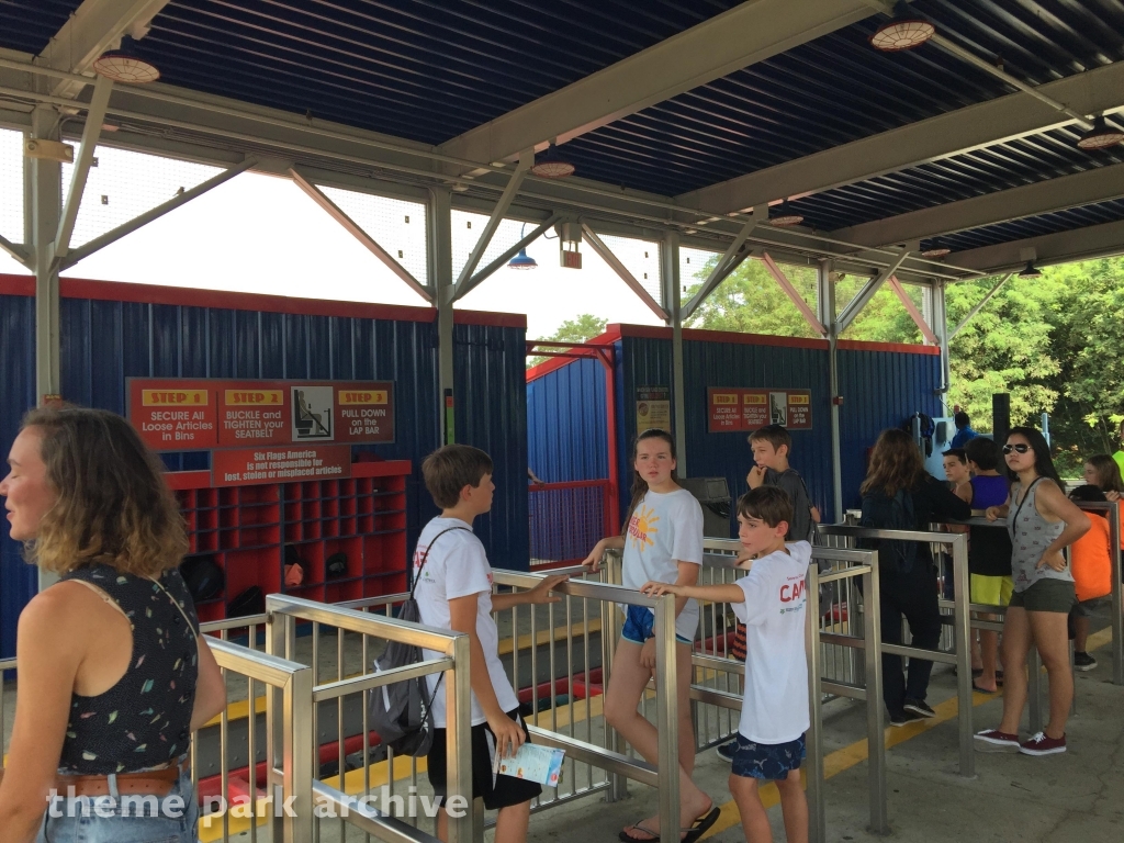 Superman: Ride of Steel at Six Flags America