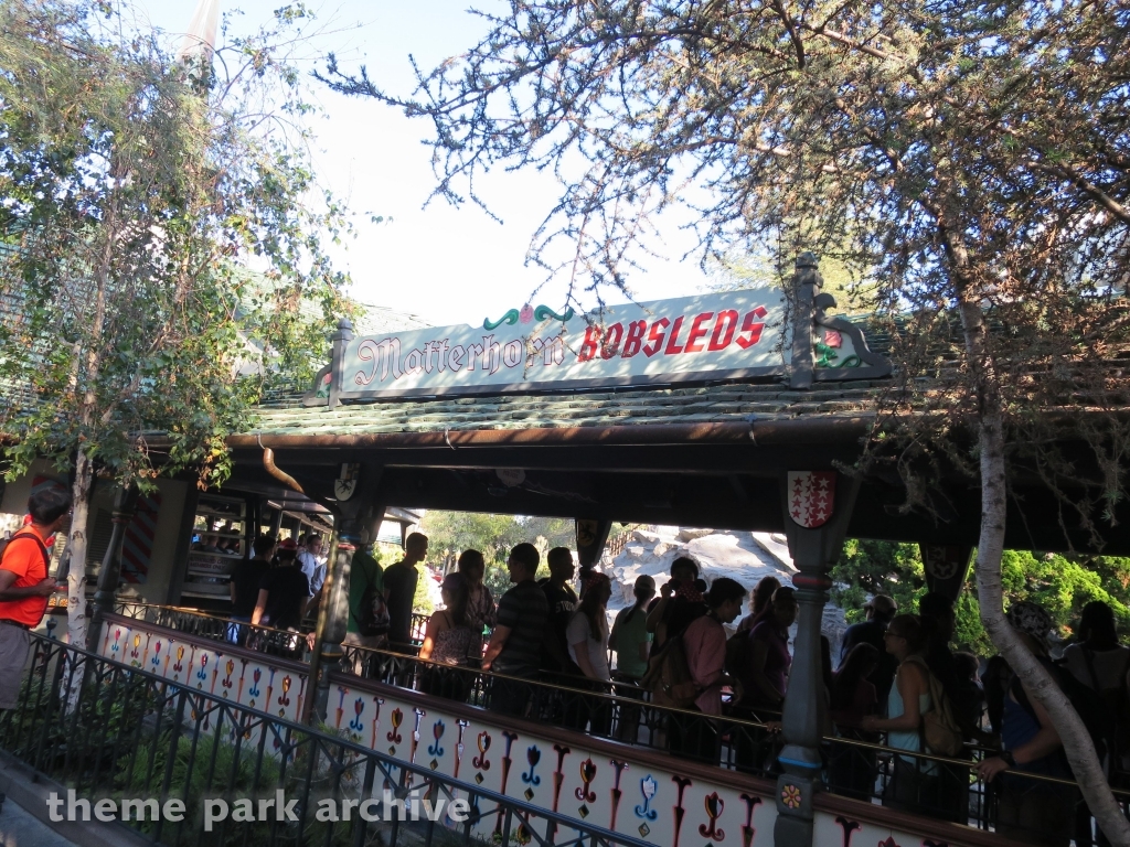 Matterhorn Bobsleds at Disneyland