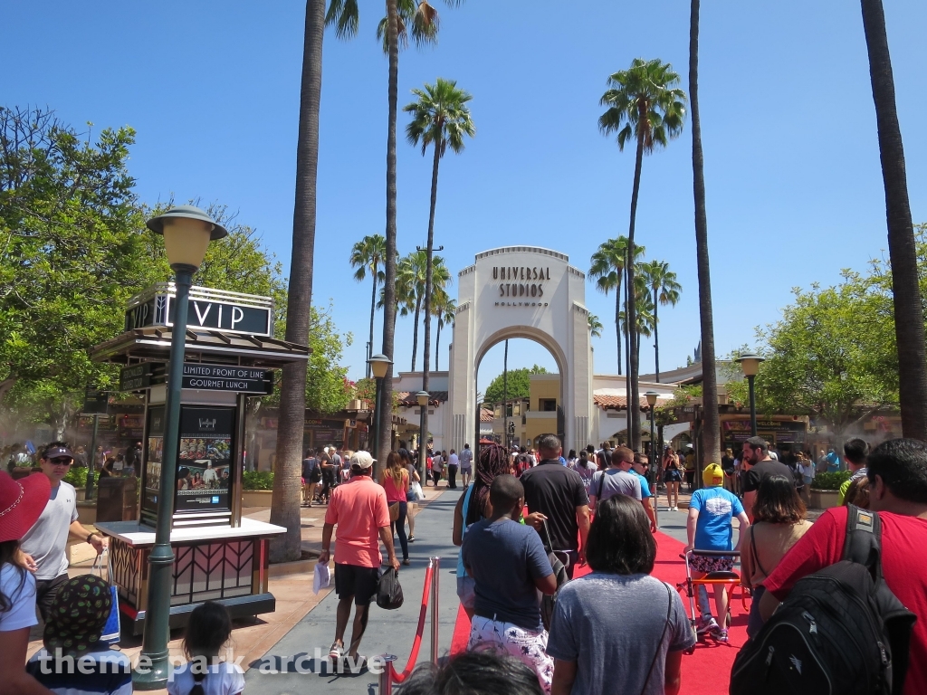 Entrance at Universal Studios Hollywood