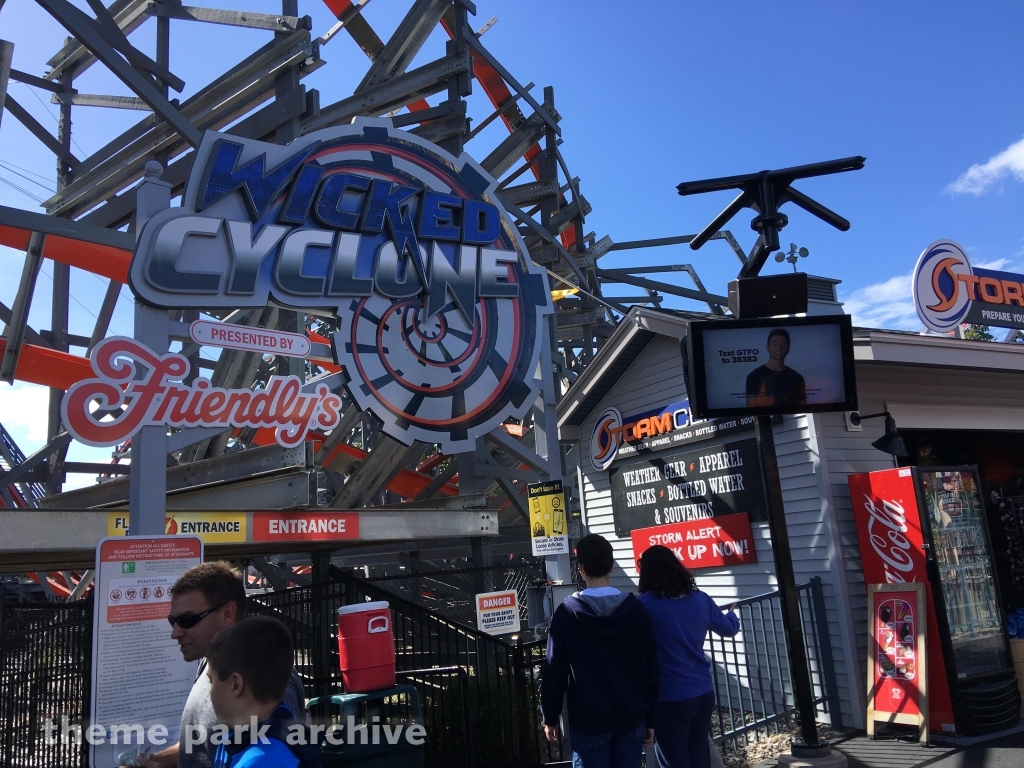 Wicked Cyclone at Six Flags New England