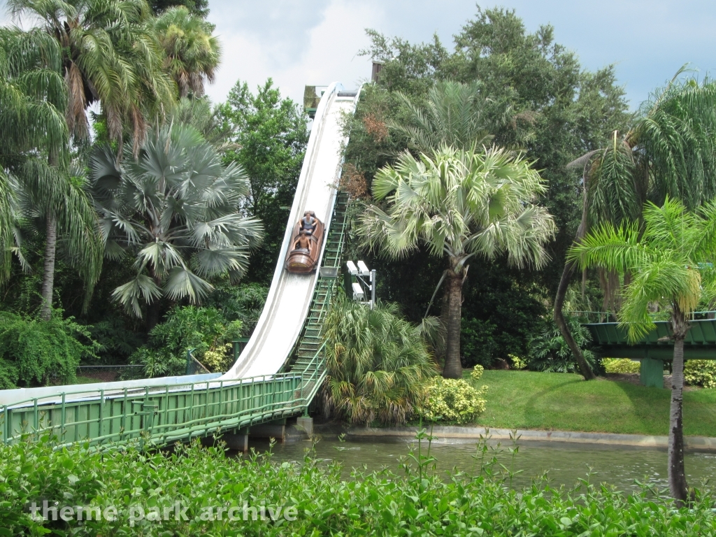Stanley Falls Flume at Busch Gardens Tampa