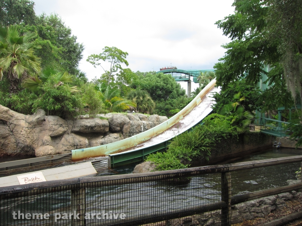 Stanley Falls Flume at Busch Gardens Tampa