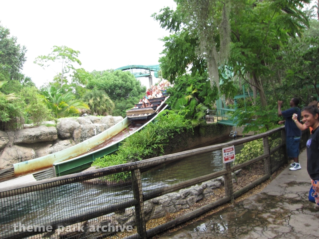 Stanley Falls Flume at Busch Gardens Tampa