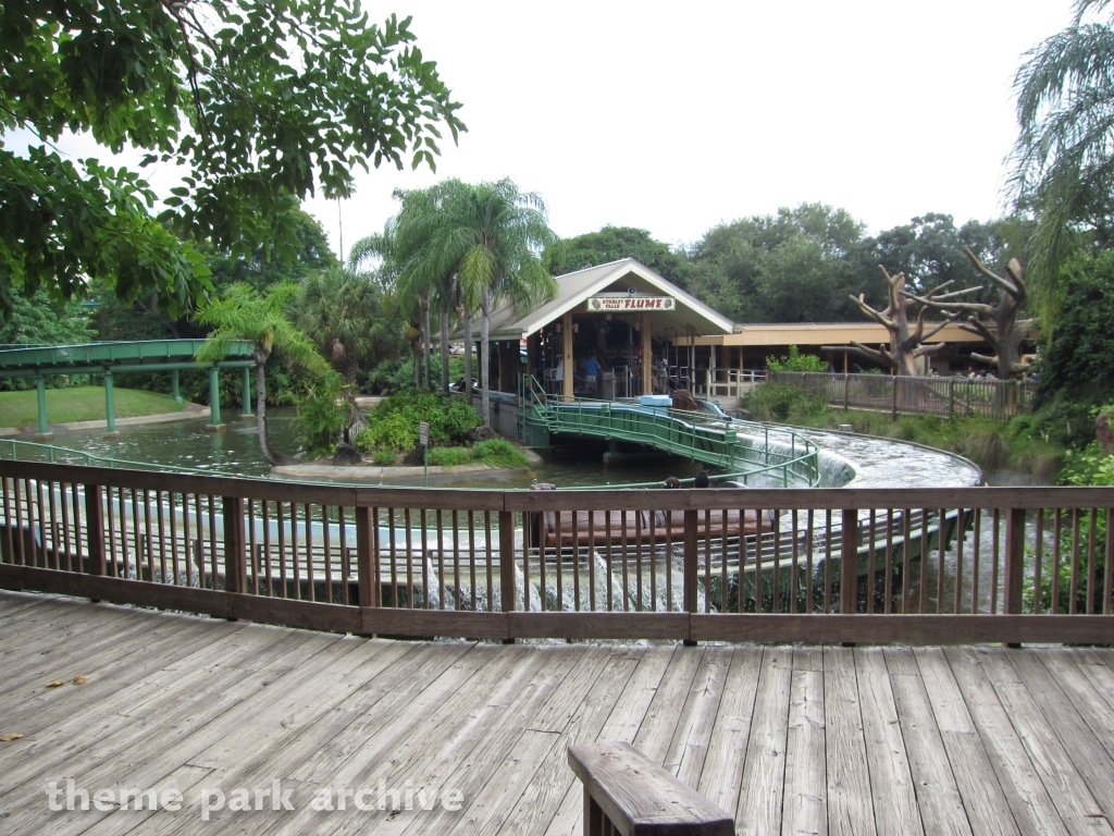 Stanley Falls Flume at Busch Gardens Tampa