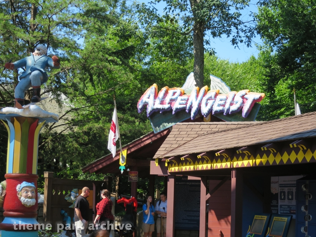Alpengeist At Busch Gardens Williamsburg Theme Park Archive