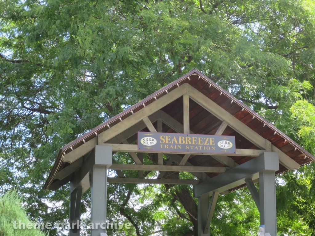 Scenic Train at Seabreeze Amusement Park