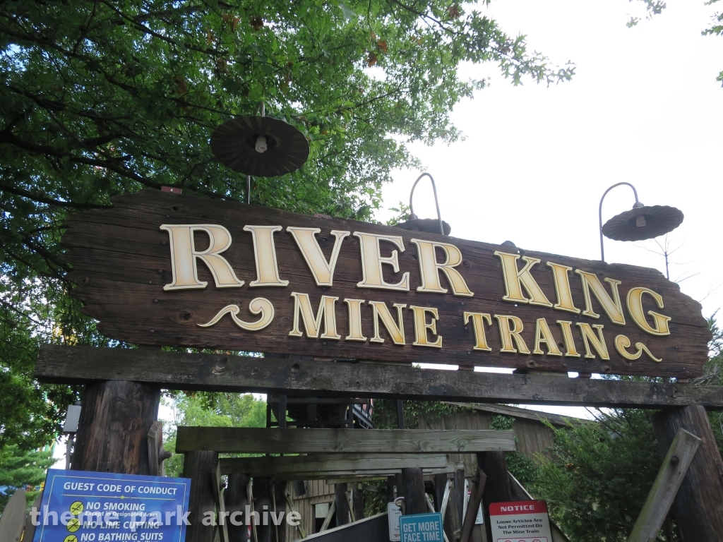 River King Mine Train at Six Flags St. Louis