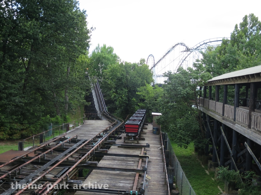 River King Mine Train at Six Flags St. Louis