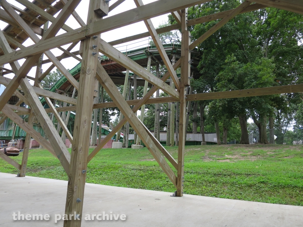 Boji Falls Log Ride at Arnolds Park