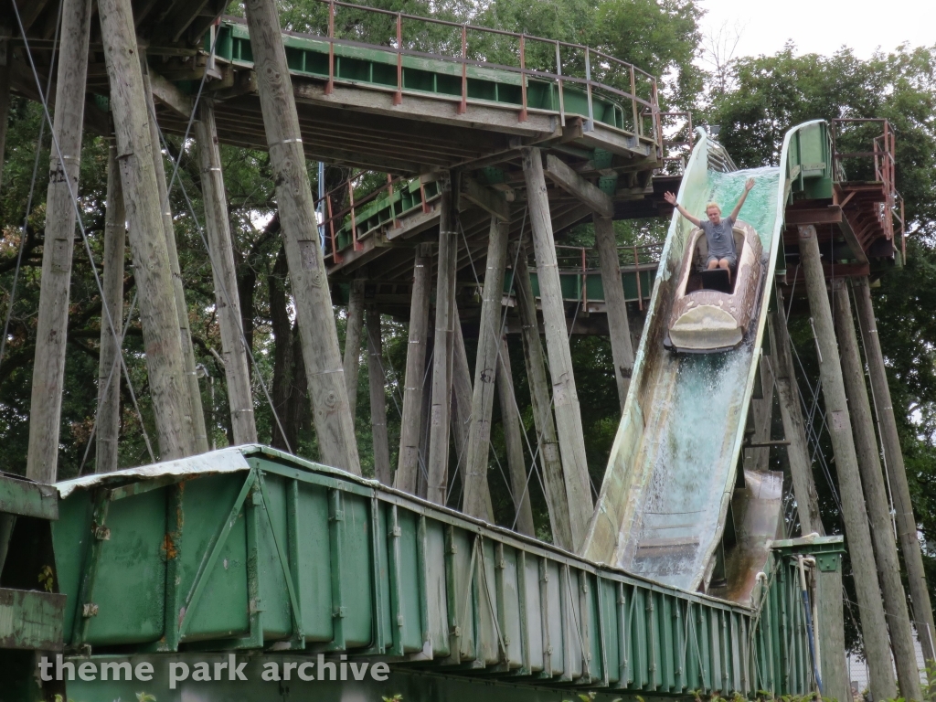 Boji Falls Log Ride at Arnolds Park