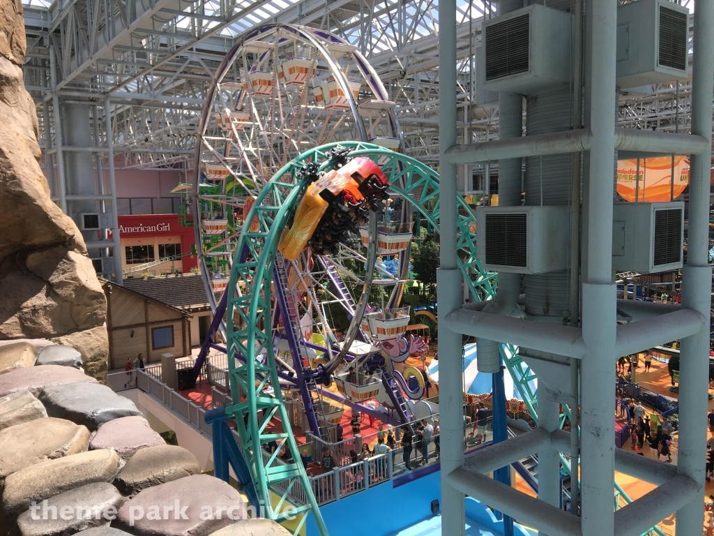 SpongeBob SquarePants Rock Bottom Plunge at Nickelodeon Universe at Mall of America