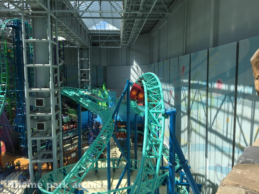 SpongeBob SquarePants Rock Bottom Plunge at Nickelodeon Universe at Mall of America