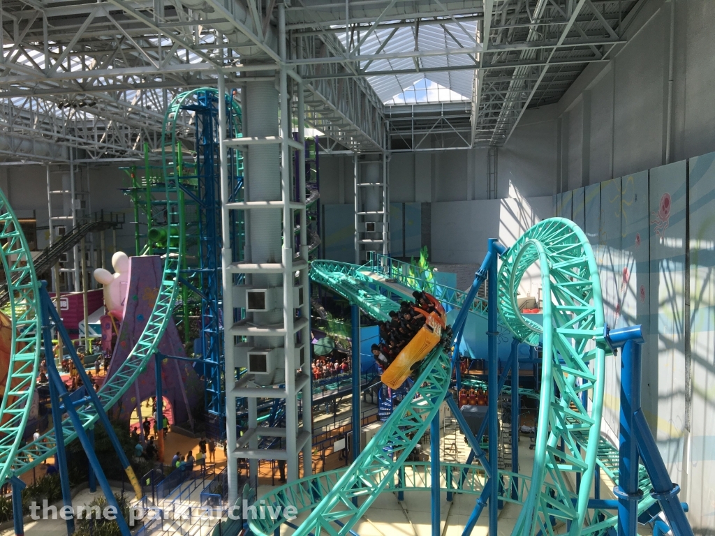 SpongeBob SquarePants Rock Bottom Plunge at Nickelodeon Universe at Mall of America