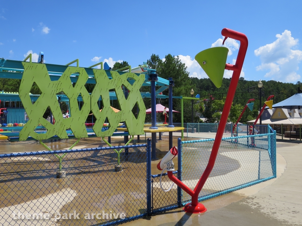 Wipeout Adventure Course at Alabama Adventure & Splash Adventure