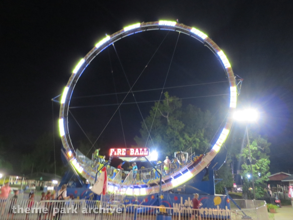 Fireball at Lake Winnepesaukah