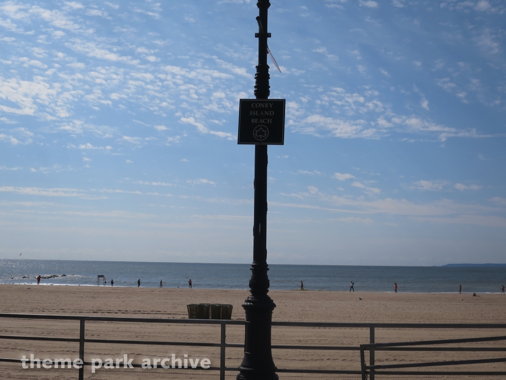 Boardwalk at Luna Park at Coney Island