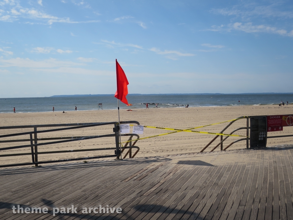 Boardwalk at Luna Park at Coney Island
