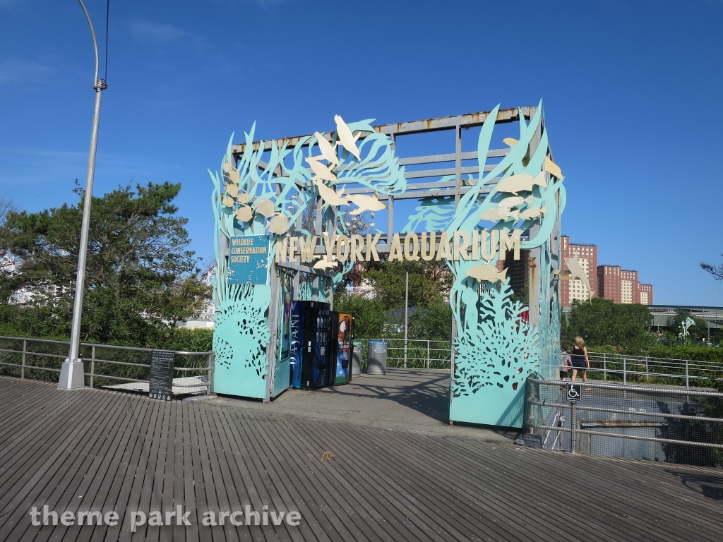 Boardwalk at Luna Park at Coney Island