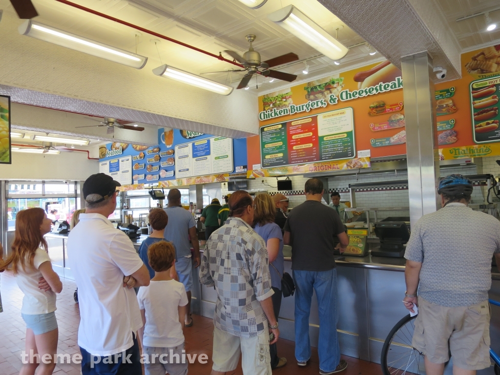 Nathan's at Luna Park at Coney Island