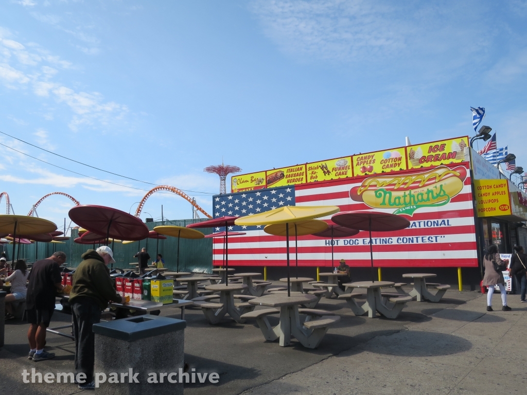 Nathan's at Luna Park at Coney Island