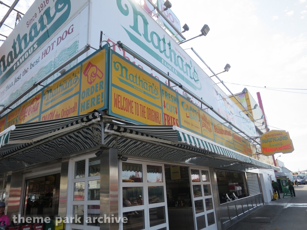 Nathan's at Luna Park at Coney Island