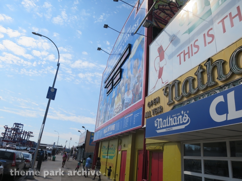 Nathan's at Luna Park at Coney Island