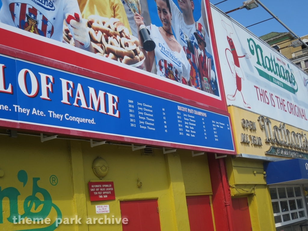 Nathan's at Luna Park at Coney Island