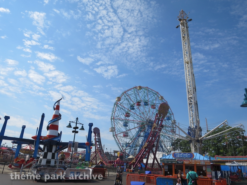 Air Race at Luna Park at Coney Island