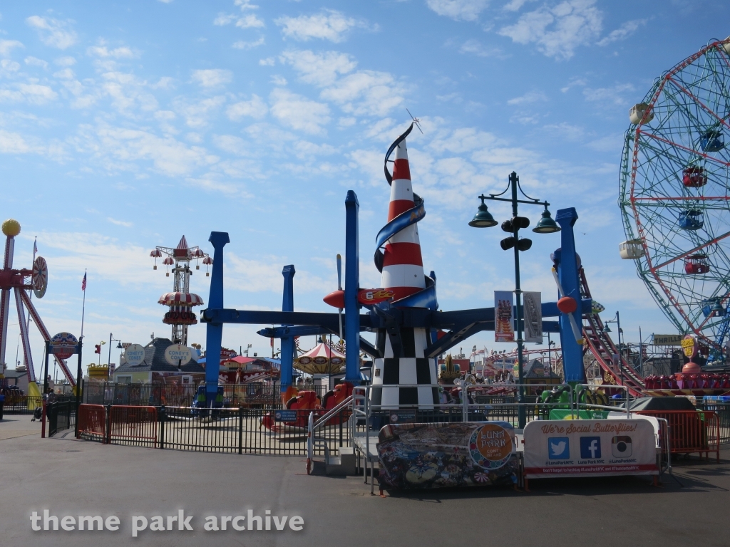 Air Race at Luna Park at Coney Island