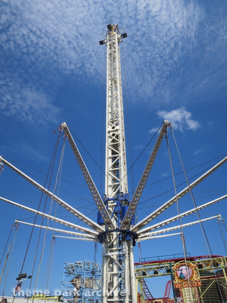Coney Island Hang Glider at Luna Park at Coney Island