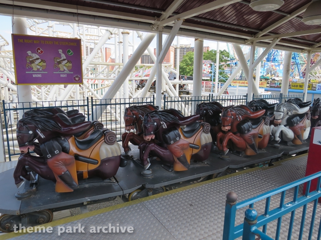 Steeplechase at Luna Park at Coney Island