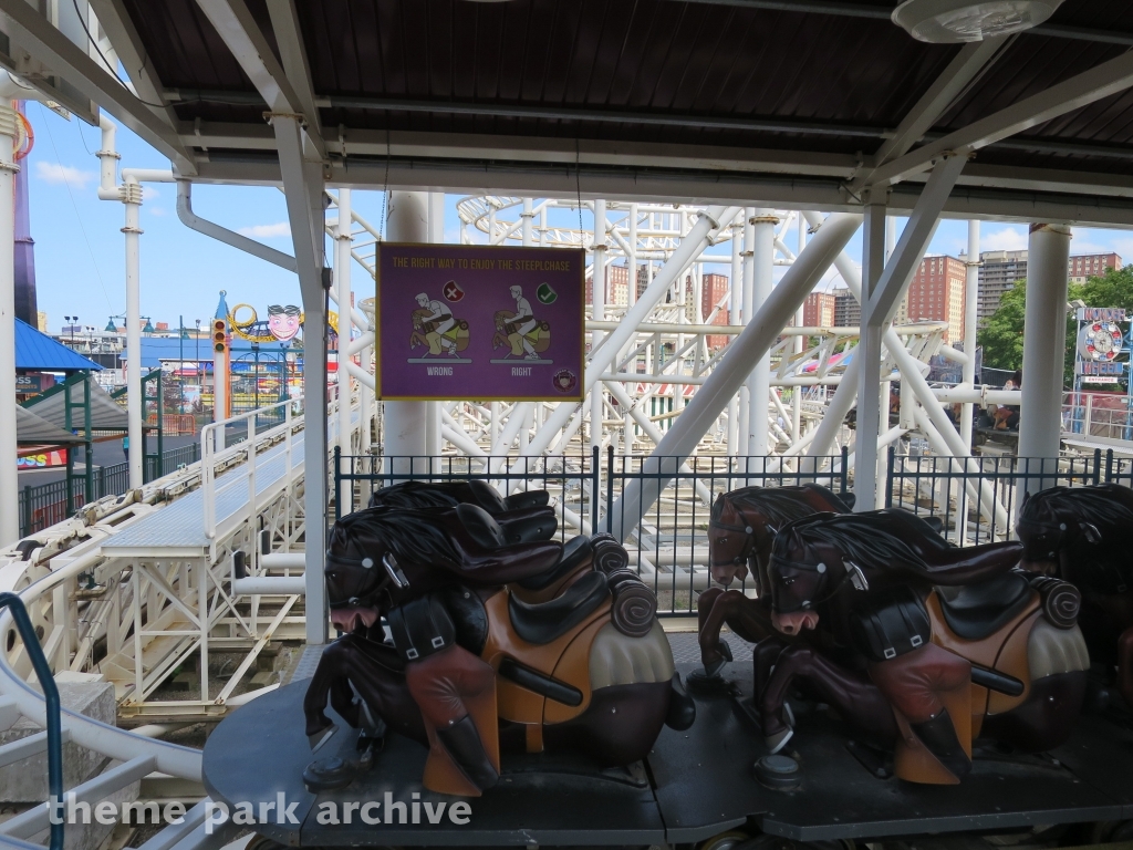 Steeplechase at Luna Park at Coney Island