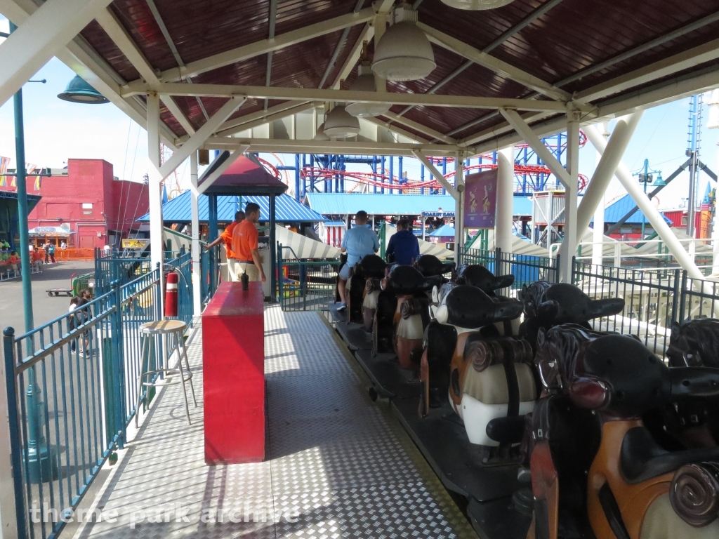 Steeplechase at Luna Park at Coney Island