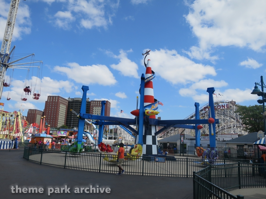 Air Race at Luna Park at Coney Island