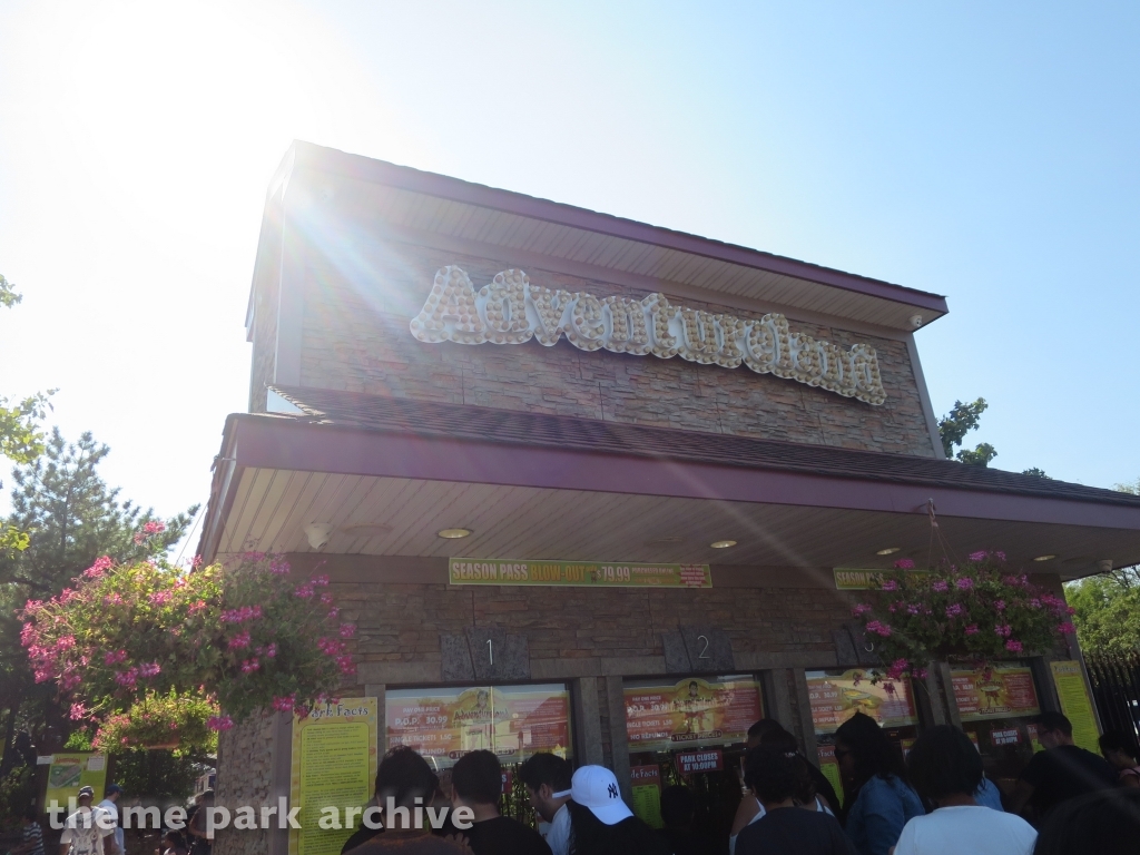 Entrance at Adventureland NY