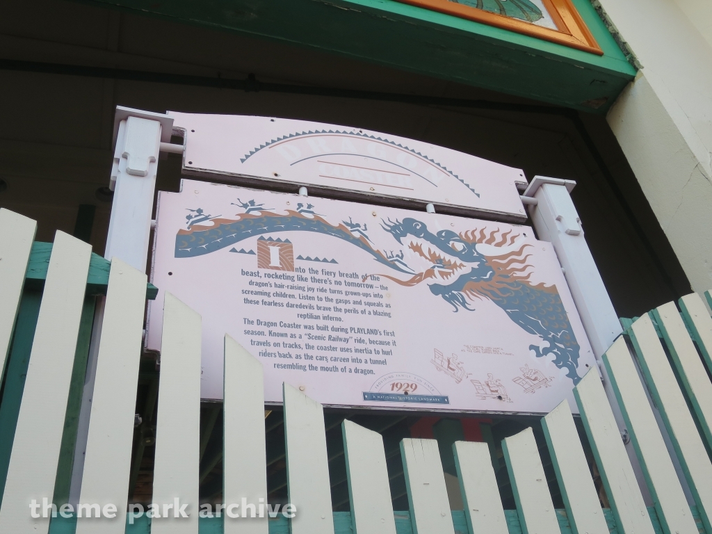 Dragon Coaster at Rye Playland