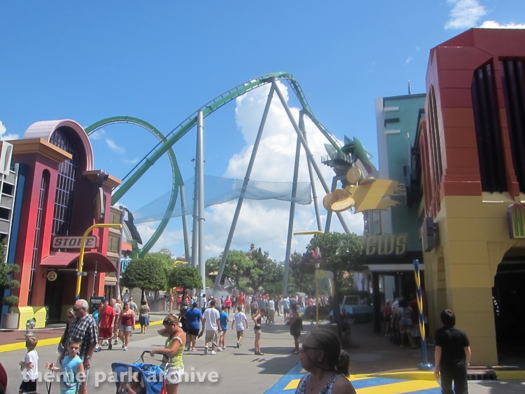The Incredible Hulk Coaster at Universal City Walk Orlando