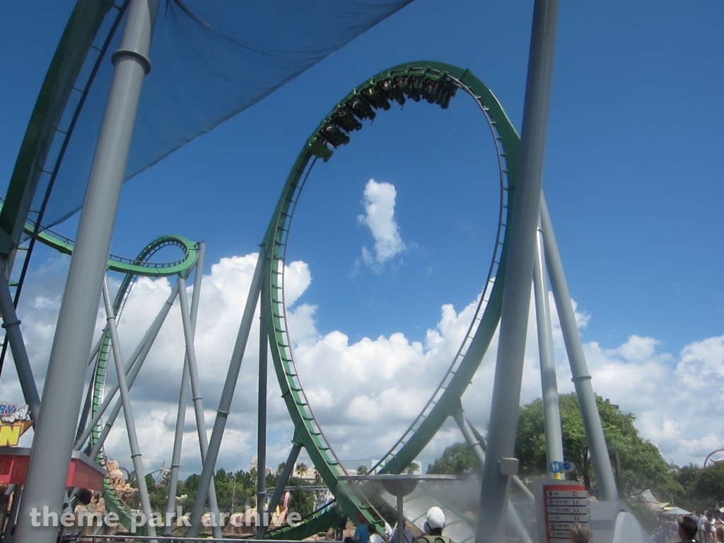 The Incredible Hulk Coaster at Universal City Walk Orlando