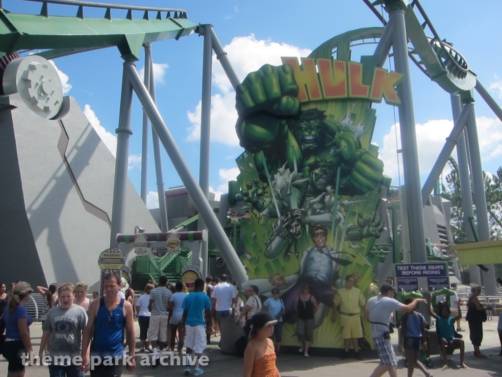 The Incredible Hulk Coaster at Universal City Walk Orlando
