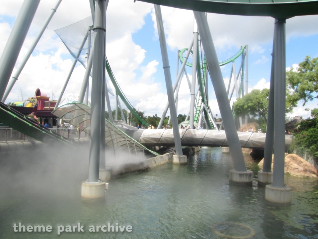 The Incredible Hulk Coaster at Universal City Walk Orlando