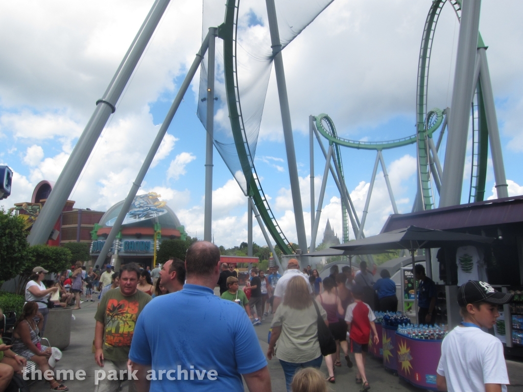 The Incredible Hulk Coaster at Universal City Walk Orlando
