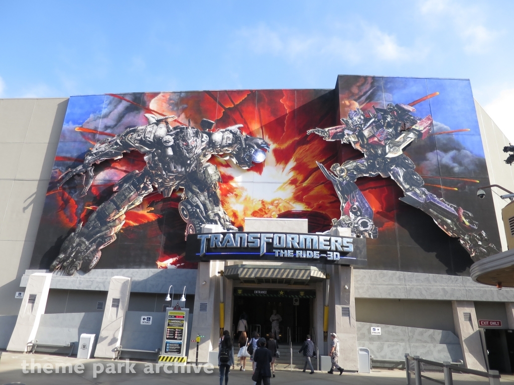 Transformers The Ride 4D at Universal Studios Hollywood