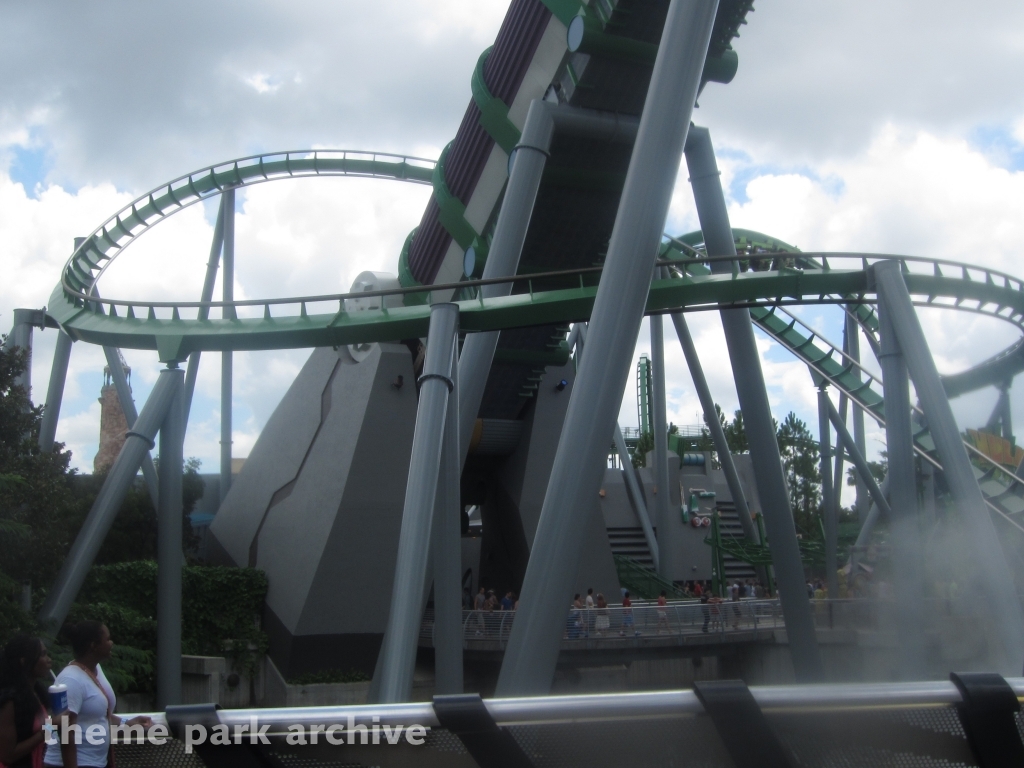 The Incredible Hulk Coaster at Universal City Walk Orlando