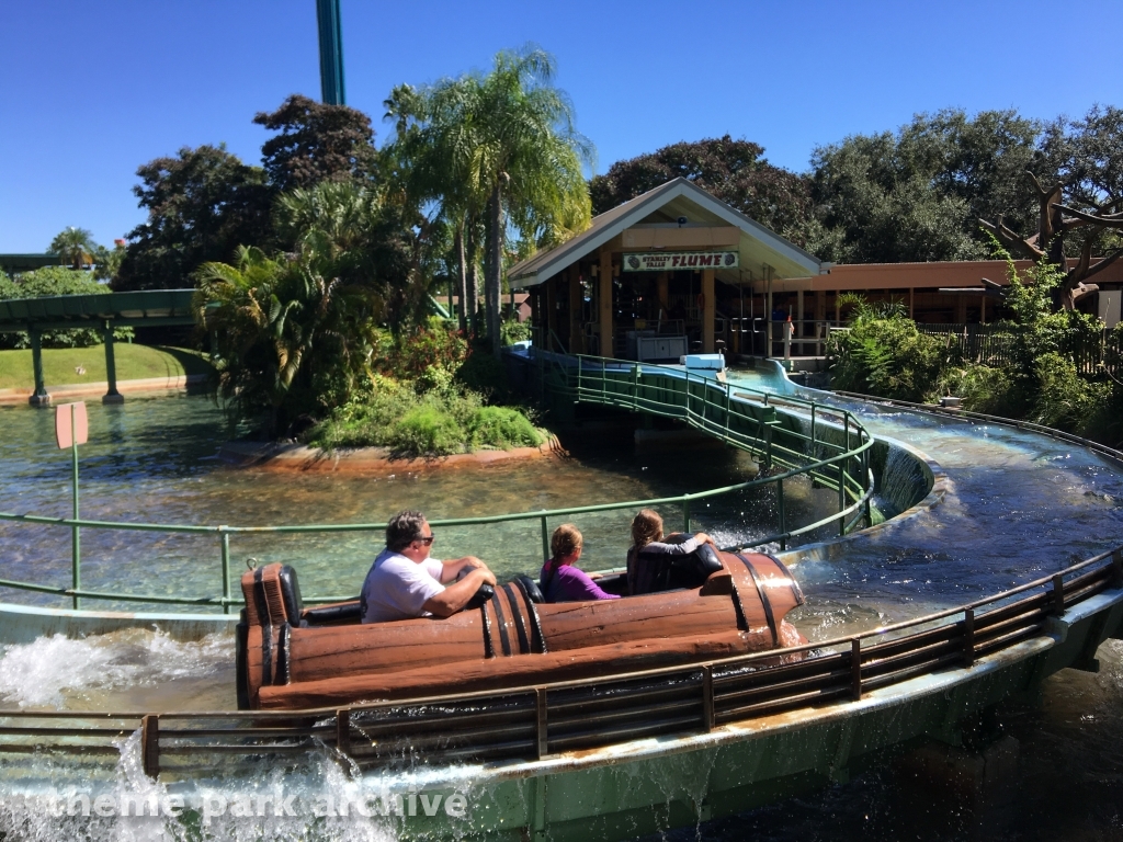 Stanley Falls Flume at Busch Gardens Tampa