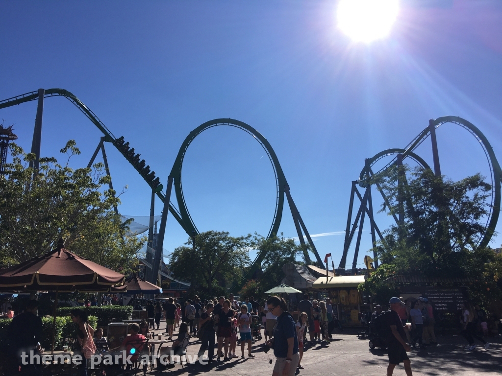 The Incredible Hulk Coaster at Universal Islands of Adventure